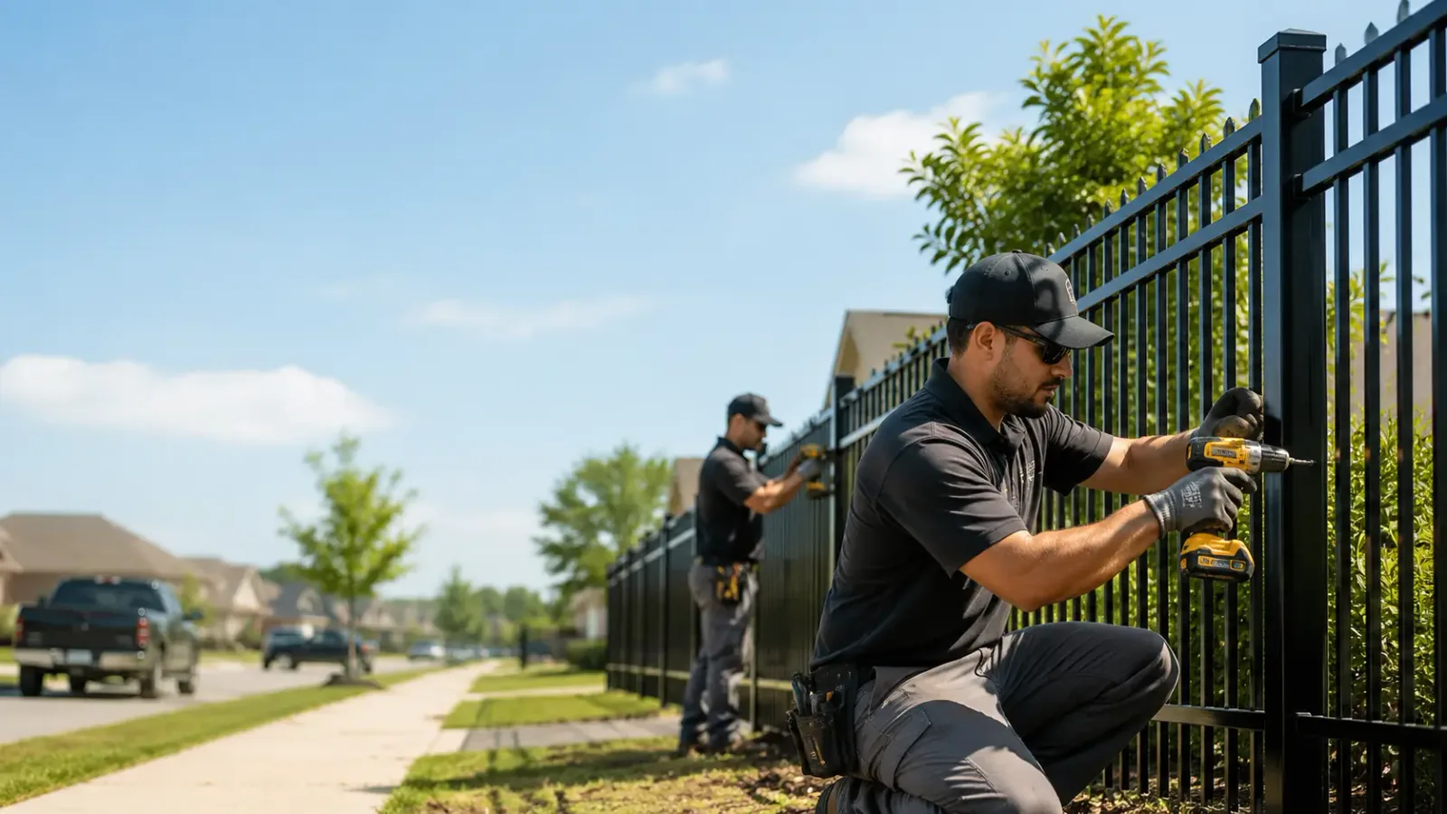 Metal Fence Installation in Grady, AR